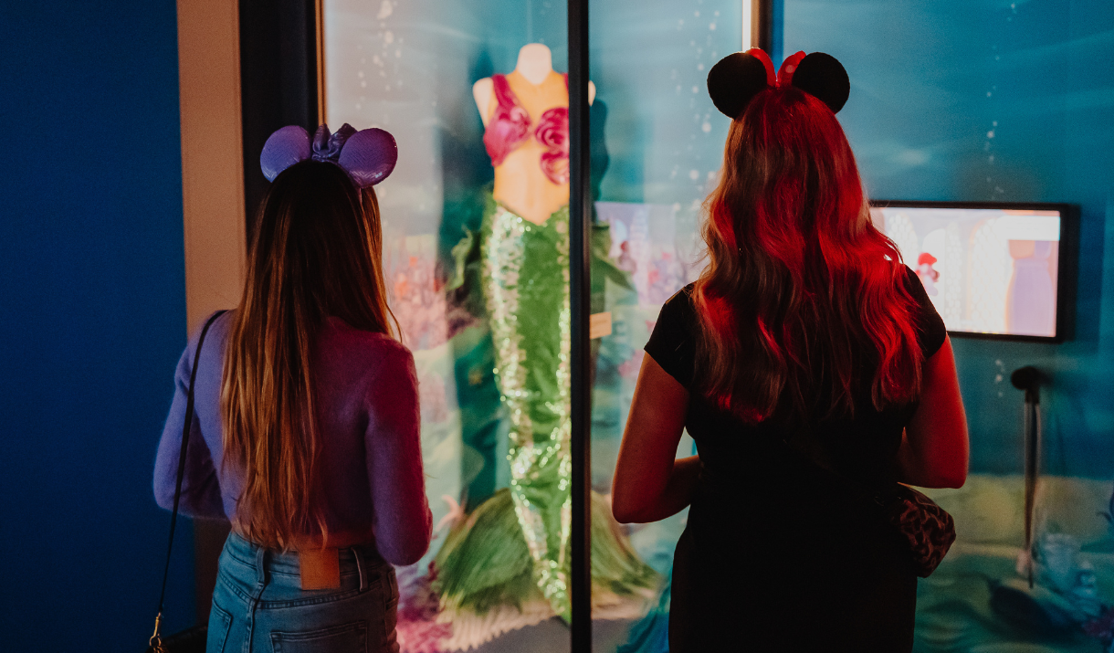 Costume from The Little Mermaid at Disney100: The Exhibition, ExCeL London